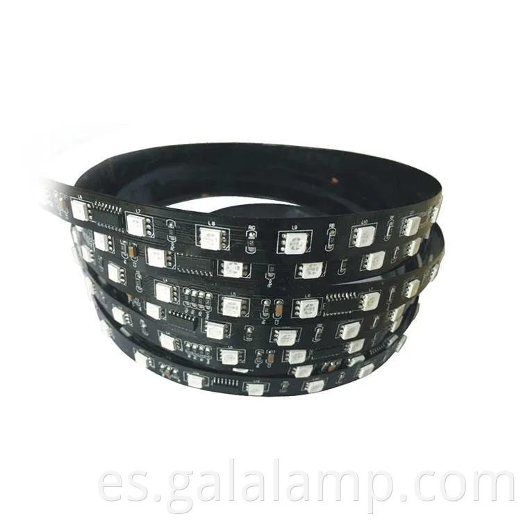 Luz de tira LED DMX RGB impermeable con 5050 colores